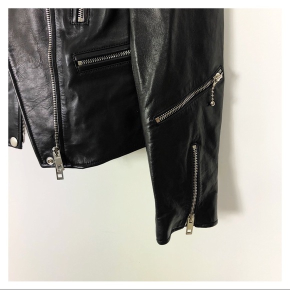 Rag & Bone Arrow Goat Leather Moto Jacket - Picture 7 of 10